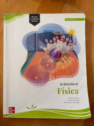Libro de 1° de Bach de Física (Cataluña)