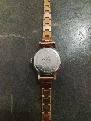 Reloj CAUNY chapado en oro 10C