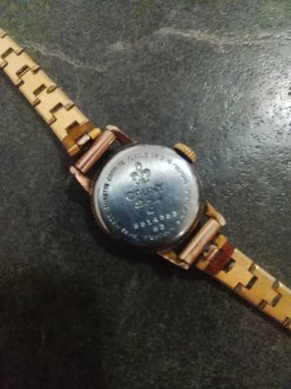 Reloj CAUNY chapado en oro 10C