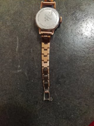 Reloj CAUNY chapado en oro 10C