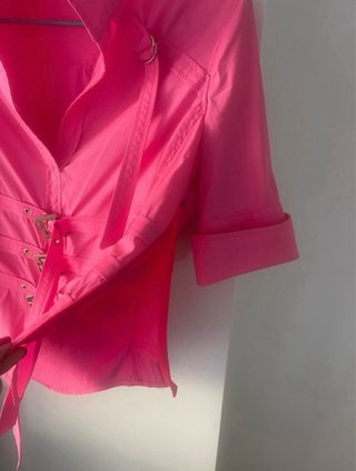 Blusa Pedro del Hierro Fucsia Algodón