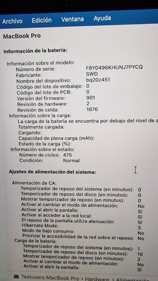 MacBook Pro A2251 (2020) Intel i5 16GB