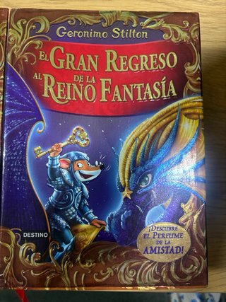 Lote 2 libros Geronimo Stilton
