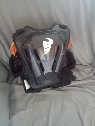 Protector Thor Racing Guardian Negro Naranja