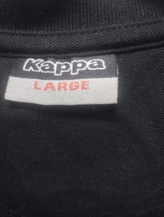 Polo Kappa Mujer Talla L Negra