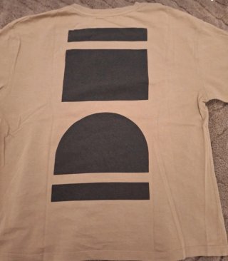 Camiseta beige Positive Tour
