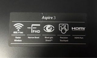 Portátil Acer Aspire 3 Negro