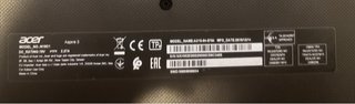 Portátil Acer Aspire 3 Negro
