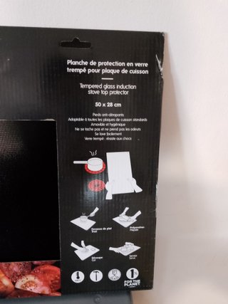 Confezione da 2 protezioni per piano cottura in vetroceramica