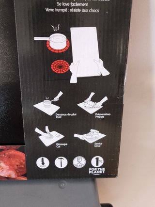 Confezione da 2 protezioni per piano cottura in vetroceramica