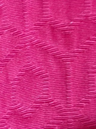 Vestido Fucsia Jacquard Fiesta Talla 38