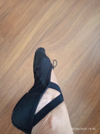 Zapatillas de ballet negras
