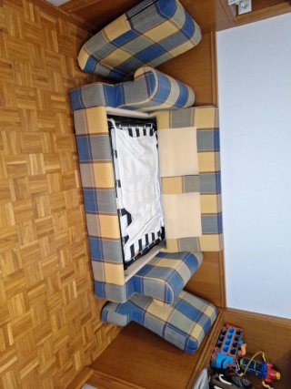 Sofá 2 plazas y Cama 1.5 Cuerpo