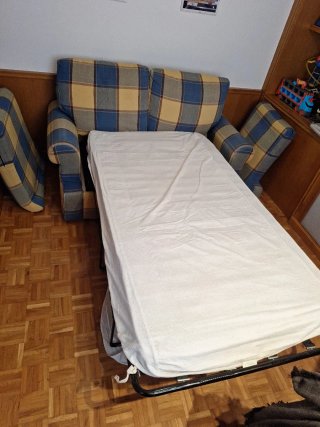 Sofá 2 plazas y Cama 1.5 Cuerpo