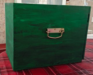 Caja de madera para almacenamiento