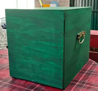 Caja de madera para almacenamiento
