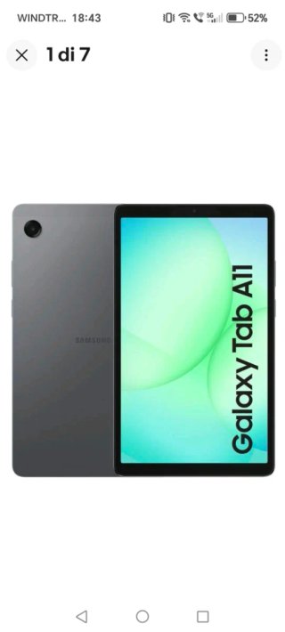 Samsung Galaxy Tab A11 Grigio