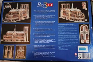 Puzzle 3D Notre Dame