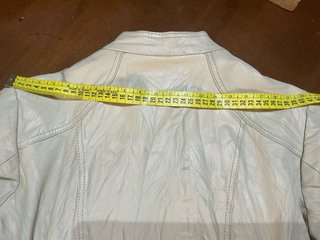 Chaqueta Cuero Mujer Pepe Jeans Beige