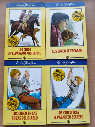 Colección 13 libros Los Cinco Enid Blyton