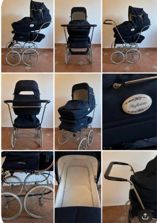 Carrito Bebé Inglesina Azul Marino Clásico