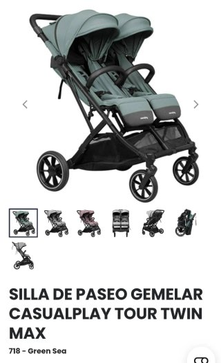 Silla Paseo Gemelar Casualplay Tour Twin Max
