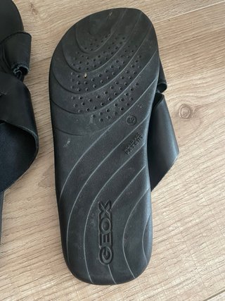 Chanclas Geox Piel Negra Talla 42