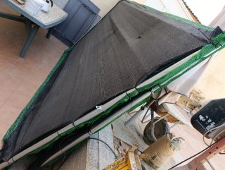 Vallas de obra con malla de ocultación