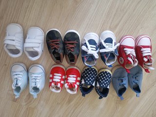 Lote Zapatos Bebé Tallas 16, 17, 18.1 uso