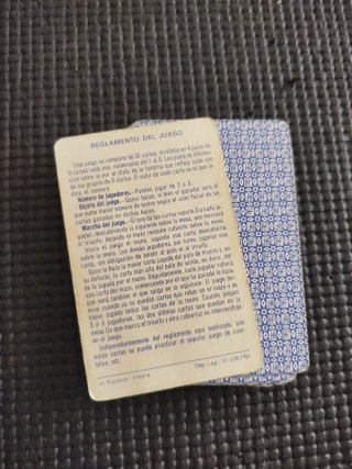 Baraja infantil Tintin Fournier 1981