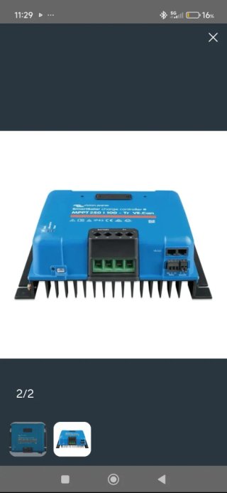 Regulador Victron SmartSolar MPPT 250/100 tr VECan