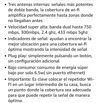 TP-Link RE190 Amplificador WiFi AC750
