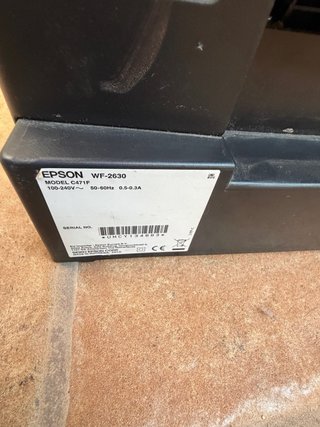 Impresora Epson WorkForce WF-2630 Negra