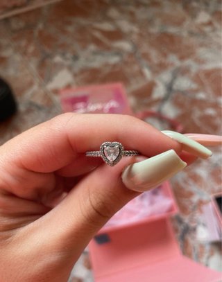 Anillo Pandora Corazón Plata leer anuncio