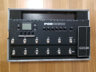 Pedalera Line 6 POD HD500 + Flight Case
