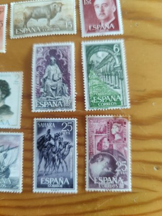 20 Sellos España Antiguos Sin Usar