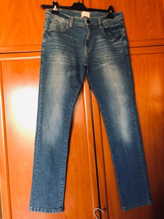 Pantalón vaquero hombre azul