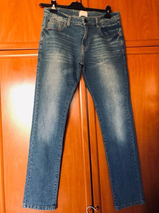 Pantalón vaquero hombre azul