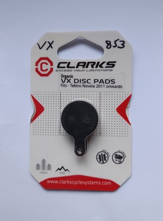 Pastillas Freno Clarks VX853 Resin Tektro