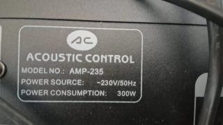 Amplificador Acoustic Control 300W Karaoke