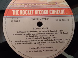 Elton John – Blue Moves | Doble Vinilo 2LP