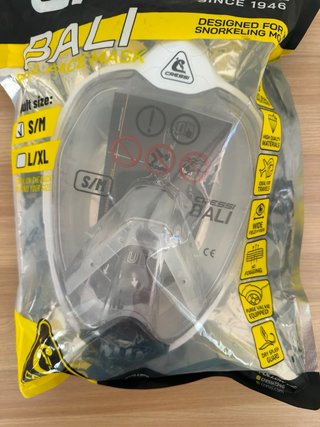 Máscara de snorkel Cressi Bali Talla S/M
