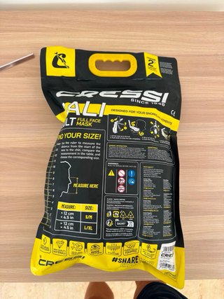 Máscara de snorkel Cressi Bali Talla S/M