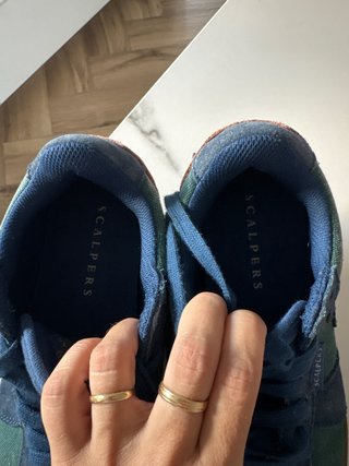 Zapatillas Scalpers azules y verdes