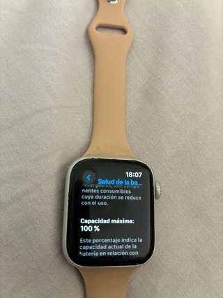 Apple Watch Serie 5 Plata Beige