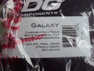 NUEVO Sillín bicicleta SDG Galaxy Cromoly 142mm
