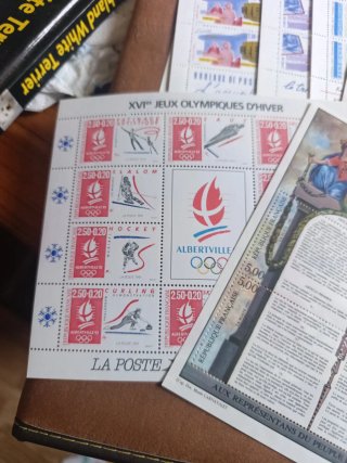 Lote Sellos Francia Hojitas y Carnets