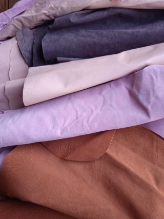 Lote de 7 kilos Piel Forro Variedad Colores