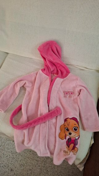 Traje de flamenca azul y rosa talla 3-4 años