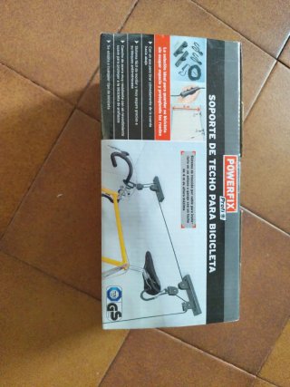 Dos soportes de techo para bicicleta Powerfix
